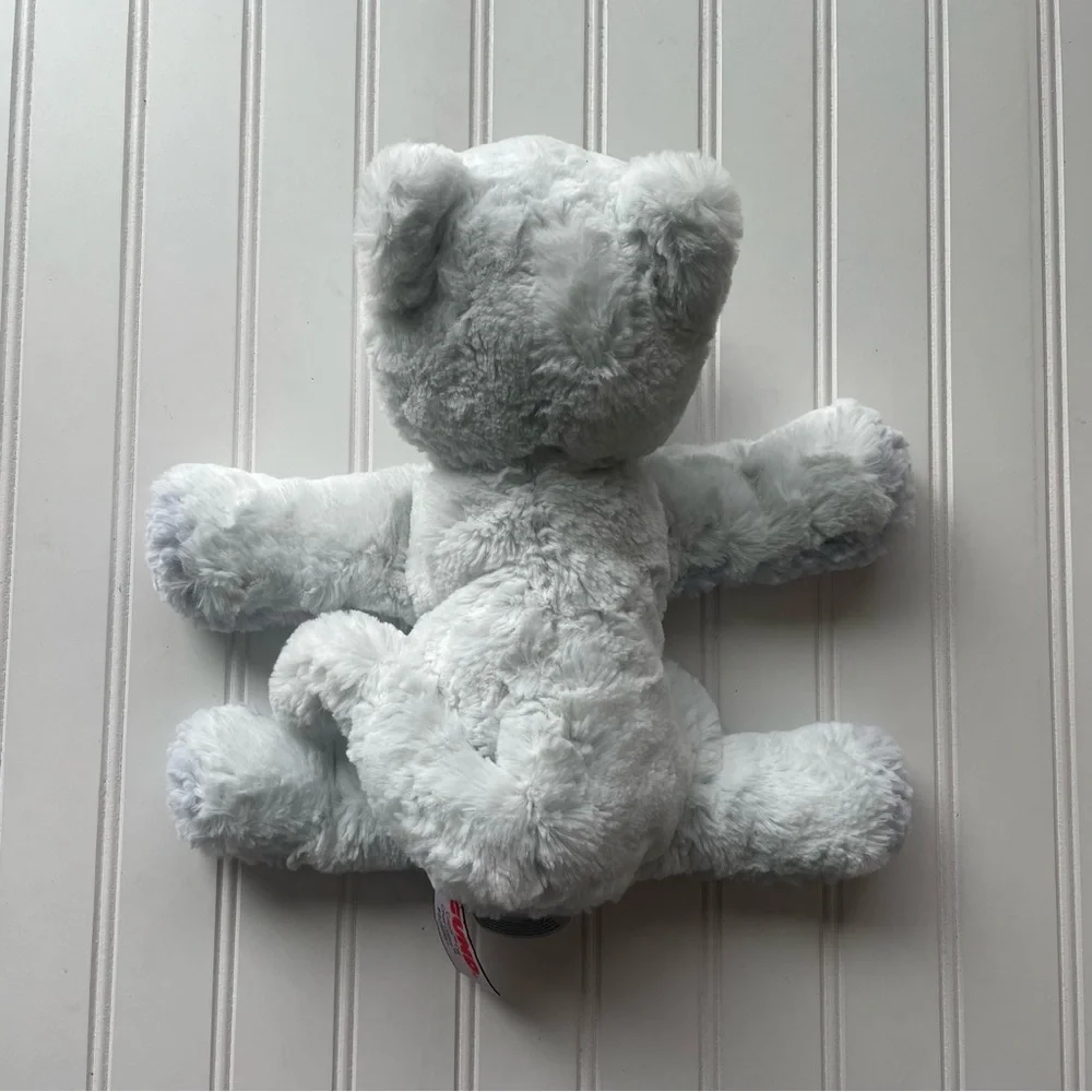 Gund Cozys Cat 11” Plush White Kitten Kitty Floppy Soft Lovey Doll 6058951 Blue